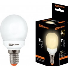 Лампа люминисцентная КЛЛ-G45-11 Вт-2700 К–Е14 TDM