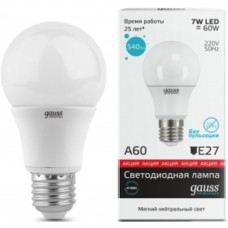 Светодиодная лампа LED Elementary A60 7W E27 4100K 1/100 Gauss