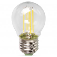 Светодиодная лампа LED-ШАР-PREMIUM 5Вт 230В Е27 3000К 450Лм прозрачная ASD