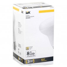Светодиодная лампа R63 рефлектор 8 Вт 600 Лм 230 В 3000 К E27 IEK