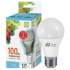 Светодиодная лампа ASD LED-A60-Standard-11-E27-900-4000