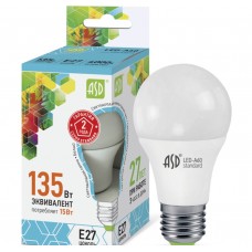 Светодиодная лампа ASD LED-A60-Standard-15-E27-1200-4000
