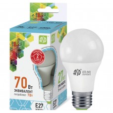 Светодиодная лампа ASD LED-A60-Standard-7-E27-600-4000