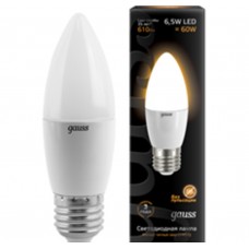 Светодиодная лампа LED Candle E27 6.5W 2700К 1/10/50 Gauss