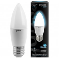 Светодиодная лампа LED Candle E27 6.5W 4100К 1/10/50 Gauss