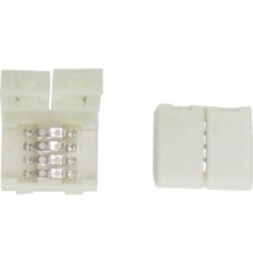 LED strip connector разъем зажимной 4-х конт 10 mm уп 5 шт Ecola