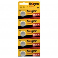 Литиевый элемент питания Navigator NBT-CR1616-BP5 1616