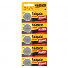 Литиевый элемент питания Navigator NBT-CR2450-BP5 2450