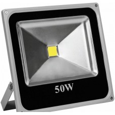 Светодиодный светильник LL-275 Квадратат 1LED*50W-белый 230V 4000K серый (IP65) 27*28.5*7мм Feron