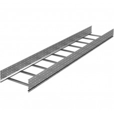 Лоток лестничный 200x1000, лонжерон 2 мм, L 6 м, горячий цинк DKC