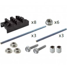 Набор шинных держателей и крепежа НШД 2/10 TN для 3Р+N шин 30-120 x 10 мм TDM