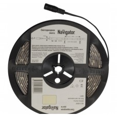 Лента светодиодная Navigator NLS-5050W60-14.4-IP20-12V-Pro R5 5м