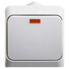 Одноклавишный выключатель с подсветкой ip44 ( Schneider Electric