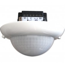 PD4-M-2C-DUO-FM/white Датчик присутствия потолочный 360°, двухканальный, диаметр действия 24м., накладной монтаж/IP54/белый BEG