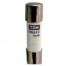 Плавкие вставки цилиндрические TDM ELECTRIC ПВЦ С2 10х38 SQ0729-0010