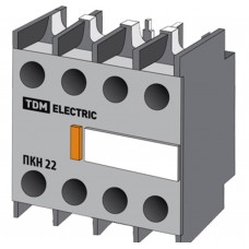 Приставка ПКН-22 доп. контакты 2з+2р TDM ELECTRIC