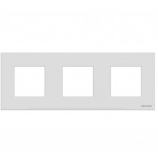 Рамка 3-постовая, серия Zenit, цвет альпийский белый ABB