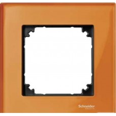 Рамкка стеклян.1-местная оранж.кальцит Schneider Electric