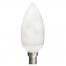 Лампа люминисцентная Ecola candle EIC/M 9W 220V E14 6400K УВВ свеча 108x38