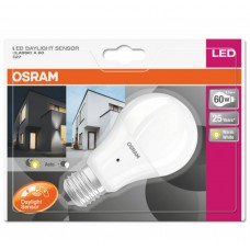Светодиодная лампа S CLA60 Daylight Sensor 9,5W/827 220-240V FR E27 BLI1 Osram