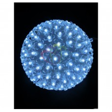 Шар светодиодный NEON-NIGHT 220V, диаметр 20 см, 200 светодиодов, цвет белый 501-606