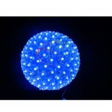 Шар светодиодный NEON-NIGHT 220V, диаметр 20 см, 200 светодиодов, цвет синий 501-607