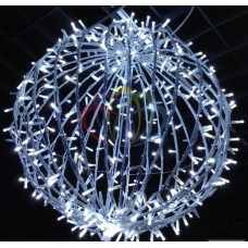 Шар светодиодный NEON-NIGHT 230V, диаметр 80 см, 450 светодиодов, эффект мерцания, цвет белый 501-614