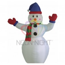 Снеговик с шарфом 180 см NEON-NIGHT