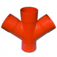 Соединение для четырех двустенных труб,45°, полипропилен, д.200 мм DKC