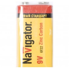 Солевый элемент питания Navigator NBT-NS-6F22-SH1