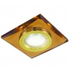Светильник встраеваемыйаиваемый TDM СВ 03-02 MR16 50Вт G5.3 коричневый/золото