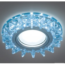 Светильник Backlight BL038 Кругл. Кристалл/Хром, Gu5.3, LED 4100K 1/40 Gauss