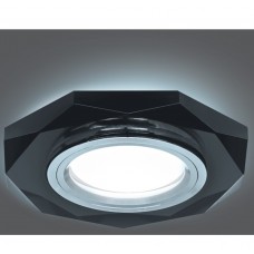 Светильник Backlight BL056 Восемь гран. Графит/Хром, Gu5.3, LED 4100K 1/40 Gauss