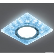 Светильник Backlight BL065 Квадрат. Белый/Серебро/Хром, Gu5.3, LED 4100K 1/40 Gauss