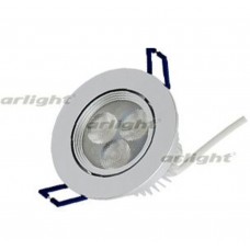 Светильник светодиодный встраиваемый Arlight IM-85D Day White (3x3W, 220)