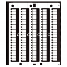 Табличка отпечатанная маркировочная DKC CNU/8/PE, 100/ PE