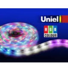 Лента светодиодная ULS-5050-60LED/m-10mm-IP65-DC12V-14,4W/m-5M-RGB Uniel