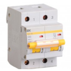 Выключатель автоматический ИЭК ВА47-100 2Р 50А 10кА характеристика D MVA40-2-050-D