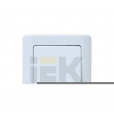 ВС20-2-0-БК Выключатель двухклавишный для открытой установки IEK