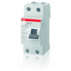 Выключатель дифференциального тока ABB серии FH 200 типа AC FH202 AC-63/0.03