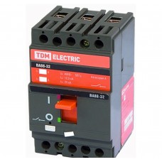 Выключатель автоматический для промышленной установки TDM ELECTRIC ВА88-32 3Р 12,5 А 25 кА
