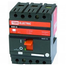 Выключатель автоматический для промышленной установки TDM ELECTRIC ВА88-33 3Р 100 А 35 кА