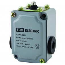 Выключатель путевой контактный TDM ELECTRIC серии ВПК-2110Б-У2 10 А 660 В IP67