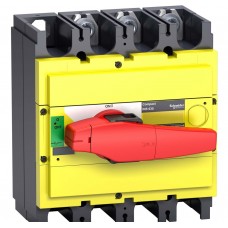 Выключатель-разъединитель iNS320 3п красная рукоятка/желтая панель Schneider Electric