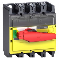 Выключатель-разъединитель INV320 3п красная рукоятка/желтая панель Schneider Electric