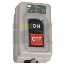 Выключатель кнопочный с блокировкой IEK KVK20-10-3