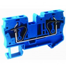 Зажим клеммный безвинтовой (ЗКБ) 2,5 мм2 31А синий TDM ELECTRIC