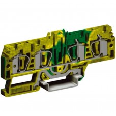 Зажим пружинный DKC HTE.4/2+2, 2 ввод/2 вывода,4 кв.мм желто-зеленый