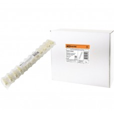 Зажим винтовой ЗВИ-30 полипропилен 1,5-10мм2 12пар 100°С белый (индивидуальная упаковка) TDM