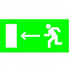 Знак «Направление к эвакуационному выходу налево» 200х100мм TDM ELECTRIC